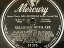 78 rpm CHARLIE PARKER Relaxin' With Lee THELONIOUS MONK, DIZZY GILLESPIE