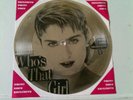 picture disc madonna take a bow et grandmix who s that girl 7 ''