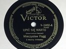 MIECZYSLAW FOGG w/ ORCH. POLISH 78 RECORD VICTOR 16452 E+ RARE