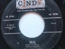 RARE Frankie Valli 45 Frankie Valle & The Romans Cindy Lbl