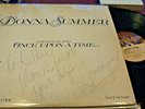 DONNA SUMMER SELECTED CUTS FROM ONCE UPON A TIME 2 LP PROMO AUTOGRAPHED SIGNED