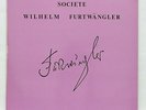 DE MACHULA, FURTWANGLER - BRAHMS symph.1 SCHUMANN cello cto PRIVATE SWF LP EX++