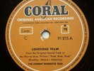Rockabilly  78 RPM JOHNNY BURNETTE TRIO LONESOME TRAIN/ TRAIN KEPT A-RO