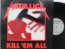 Metallica LP “Kill Em All”   Megaforce MRI 069   Orig 1983   VG++ Sterling