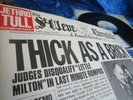 JETHRO TULL ?? THICK AS A BRICK ?? WIE NEU   IM ORIGINAL 12-PAGE-NEWSPAPER-COVER