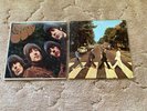 Vintage The Beatles Abbey Road And Rubber Soul Vinyl Records Rare
