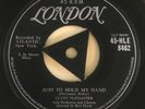 *RARE* CLYDE McPHATTER 1957 45rpm SINGLE - JUST TO HOLD MY HAND - LONDON TRI