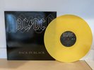 AC/DC- BACK IN BLACK - BRAND NEW YELLOW COLORED VINYL LP RECORD