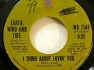EARTH WIND & FIRE 45 I Think About Lovin you C'mon Children WARNER soul  Gt 153