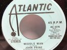 John Prine - Middle Man / Saddle in the Rain 45 RPM - Tested EX Vinyl Promo - F2