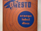 Vtg 5 Pack Presto Orange Label 8” Recordable Discs Excellent Condition Acetate