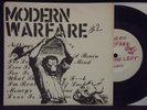 MODERN WARFARE #2 7'' 45 RARE1981 1ST PRESS ON BEMISBRAIN SoCaL HC PUNK , KBD