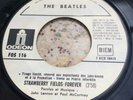 Beatles Strawberry Fields Forever/Penny Lane White Label Demo/Jukebox French