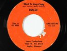Funk Rock 45 - Boscoe - I Want To Sing A Song - Lemo - mp3 - obscure
