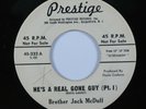 Mod Jazz Soul 45 BROTHER JACK MCDUFF He's A Real Gone Guy PRESTIGE promo HEAR
