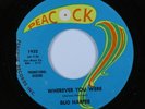 Northern Soul 45 BUD HARPER Wherever You Were PEACOCK VG+/VG++ promo HEAR