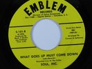 Northern Soul 45 SOUL, INC. What Goes Up Must Come Down EMBLEM VG++ HEAR