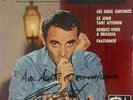 CHARLES AZNAVOUR - Disque vinyle 45 tours-Autographe-BARCLAY / BIEM / COMME NEUF