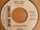 60s Northern Soul 45 Record - The Appreciations - Sport - Promo