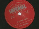 ROCK & ROLL 78 - FATS DOMINO- SICK AND TIRED - HEAR - 1958 IMPERIAL - 5515