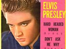 ROCKABILLY - ELVIS PRESLEY - HARD HEADED WOMAN - VERY RARE  JAPAN 45' Vinyl PS