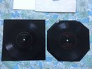 Crass: Rival Tribal Rebel Revel flexis. Red print and silver print. Anarcho Punk