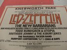 LED ZEPPELIN NEW BARBARIANS Live At Knebworth Park 1979 Orig NME ADVERT/POSTER