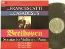 MS 6572 sealed 2 eye Francescatti, Casadesus Beethoven violin sonatas #2, 6, & 8