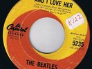 Beatles And I Love Her 45 rpm If I Fell Canadian Pressing RARE 1964