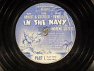 78 RPM -- Andrews Sisters, Universal Pictures, IN THE NAVY, E- Film Music