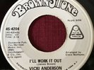 VICKI ANDERSON 45 rpm I’LL WORK IT OUT/IN THE LAND OF MILK AND HONEY