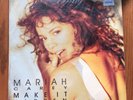 MARIAH CAREY MAKE IT HAPPEN SINGLE C+C Mix COLUMBIA 1992 In Shrink Vinyl Lp Rare