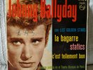 JOHNNY HALLYDAY with Les Golden Stars / La Bagarre +2 Rare 7