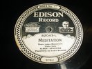 1920s Edison 82043 ed1 DIAMOND DISC Albert Spalding violin: Saint-Saens Massenet