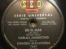 1956 Cubano SONORA MATANCERA “EN EL MAR
