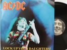 AC/DC LP “Lock Up Your Daughters”   Rare Live Not TMOQ   VG++