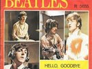 THE BEATLES 45 HELLO GOODBYE+PS DENMARK RARE 1967