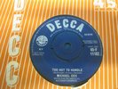 RECORD 7” SINGLE MICHAEL COX TOO HOT TO HANDLE