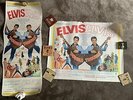 ELVIS PRESLEY -USA DOUBLE TROUBLE HALF SHEET AND INSERT