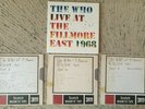 THE WHO - LIVE AT THE FILLMORE EAST 1968 - 3 x VINYL LP - TRIPLE