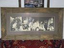 ORIGINAL Vtg 1976 THE EAGLES  HOTEL CALIFORNIA ALBUM POSTER MATTED & FRAMED
