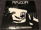 Razor -  ORIGINAL Armed and Dangerous , slayer, venom, Metallica,