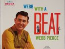 WEBB PIERCE: Webb with A Beat US Decca Rockabilly Stereo LP Vinyl