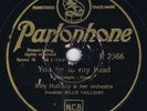 78 rpm BILLIE HOLIDAY You Go To My Head German 1930s shellac Parlophone 10