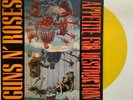 GUNS N' ROSES, APPETITE FOR DESTRUCTION, YELLOW COLORED VINYL, LP, RAPE COVER
