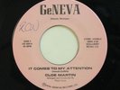 Modern Soul 7” CLOE MARTIN - IT COMES TO MY ATTENTION/LIFE RACE on GENEVA RECS