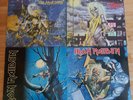 Iron Maiden LPs Fear of the Dark, Killers, Live after Death, No Prayer for the D