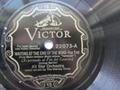 All Star Orchestra 78rpm Single 10-inch Victor Records VE #22073 Waiting At The