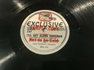LUCKY THOMPSON, THE BASIN STREET BOYS on EXCLUSIVE (SAMPLE COPY) 78 RPM MASTER