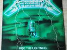 METALLICA 100% ORIGINAL LP France RARE GREEN COVER MISPRINT Ride The Lightning